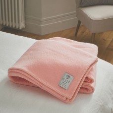 John Atkinson by Hainsworth® Harlequin Wool Pink Whipped With White Blankets